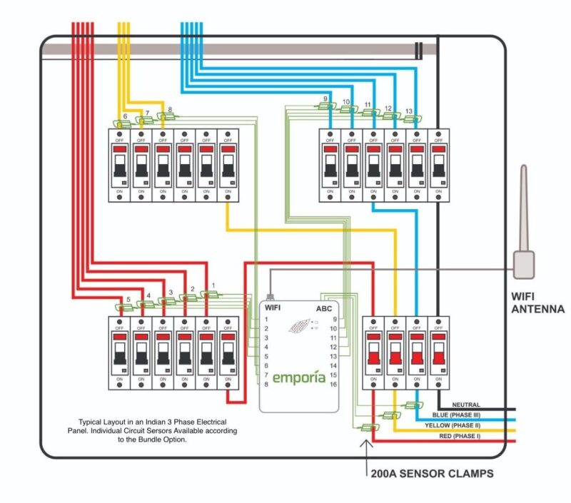 circuit diagram of energy audit device