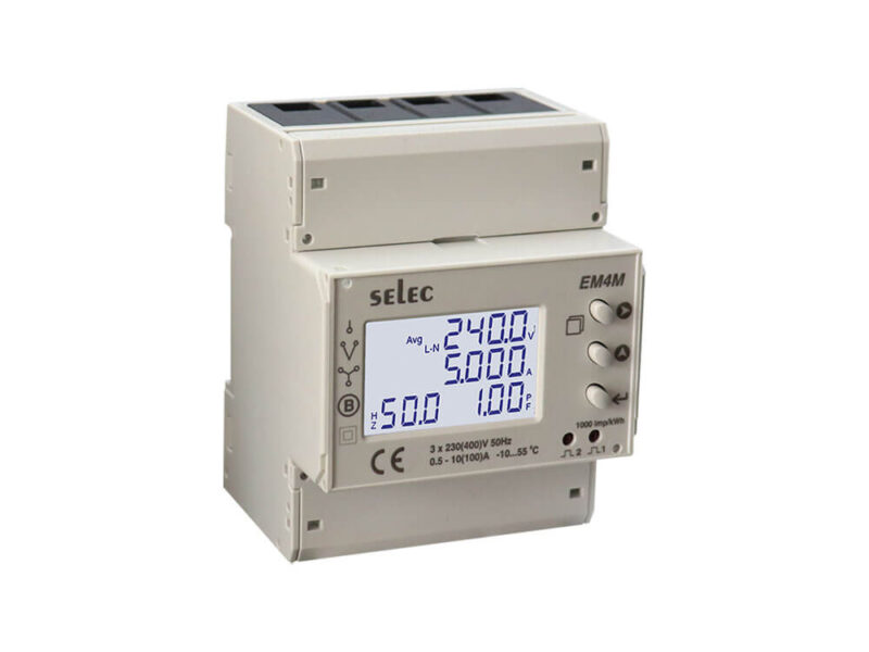 Direct Measuring Energy Meter-CE certified, Three phase DIN RAIL Energy Meter