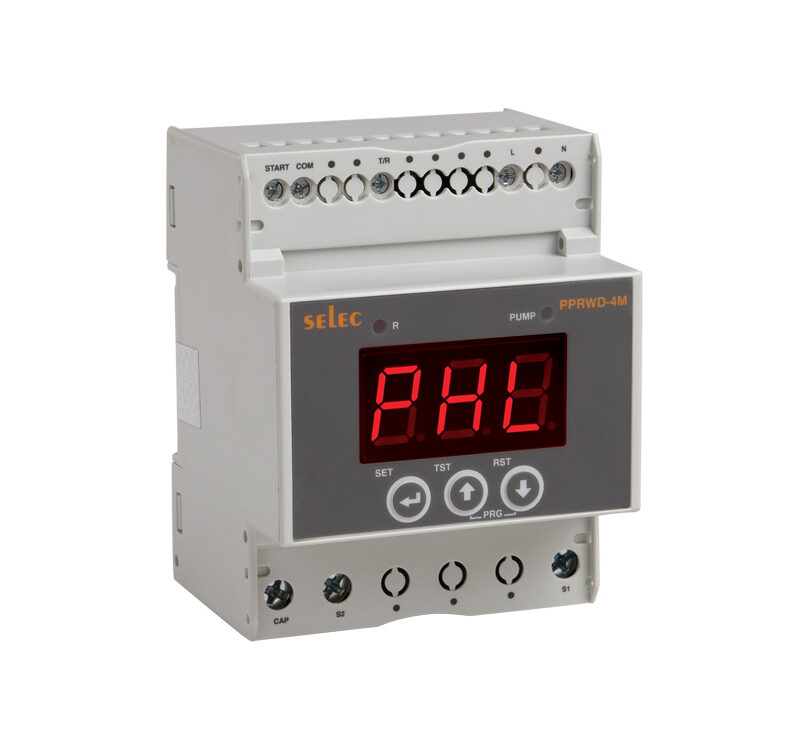 1-Phase Digital Pump Protection Relay with inbuilt WLC: SELEC PPRWD-4M-1