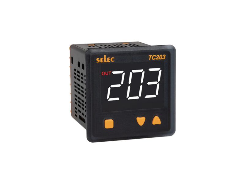 3-Digit single White display, Single set point, Temperature controller with Relay/SSR output, IDM applicable, 72 x 72mm size, 90 to 270V AC / DC