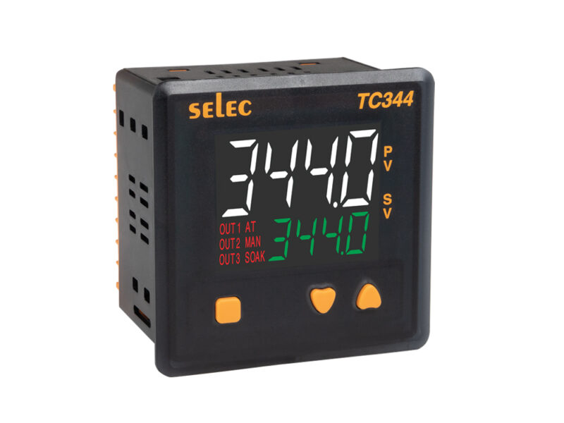 Temperature Controller SELEC TC344CX- CX Series with 4-Digit dual display, Dual set point, Relay/SSR & Relay output, IDM applicable, 96 x 96mm size, 90-270V