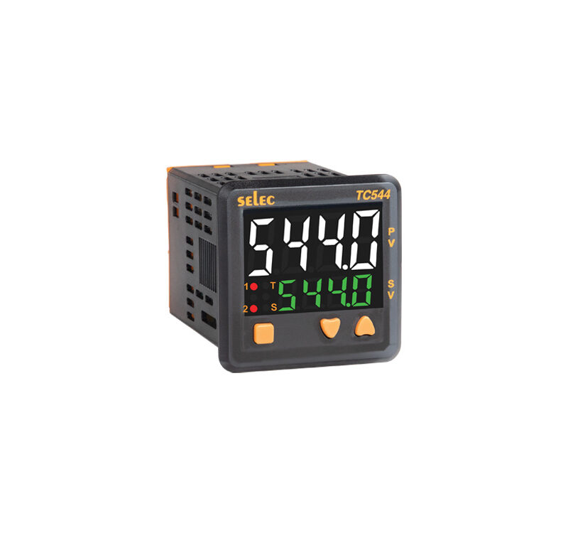 4-Digit dual bright display, Dual set point, Short depth temperature controller with Relay / SSR & Relay output, 48 x 48mm size, 90 to 270V AC / DC