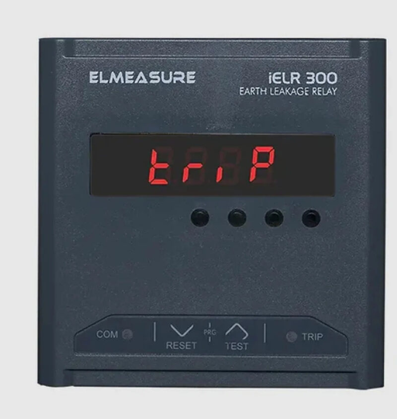Elmeasure iELR 300 is a Panel Mount Earth Leakage Relay (ELR) to Safeguard electrical systems from fatal electrical shocks and fire hazards.