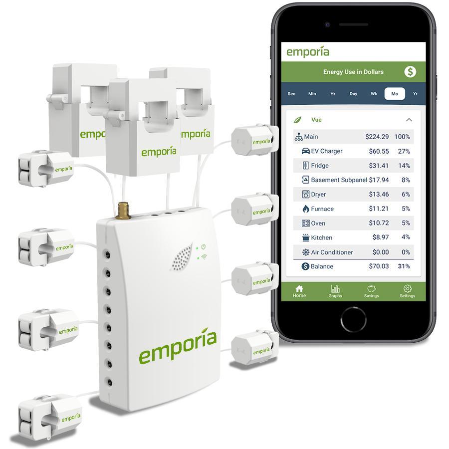 Smart Electricity Monitor-3 Phase With 8 Sensors