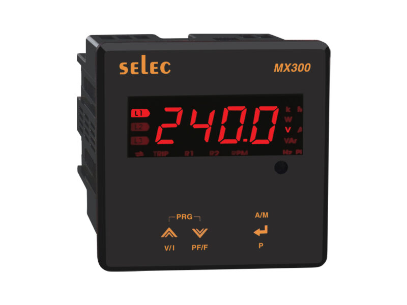 Digital Panel Meter-Multifunction series, SELEC-MX300-CE - Image 1