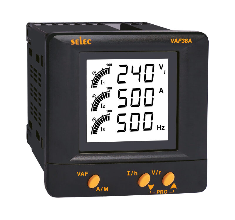 Digital Panel Meter-Multifunction series, SELEC-VAF36A-230-CE *