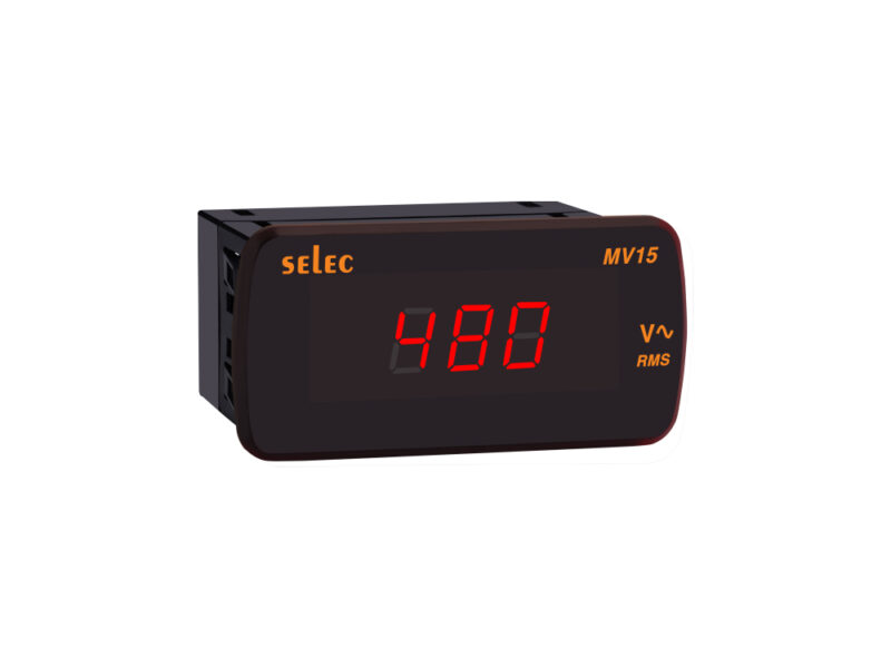 Digital Panel Meter-Voltmeter, SELEC MV15 - Image 1