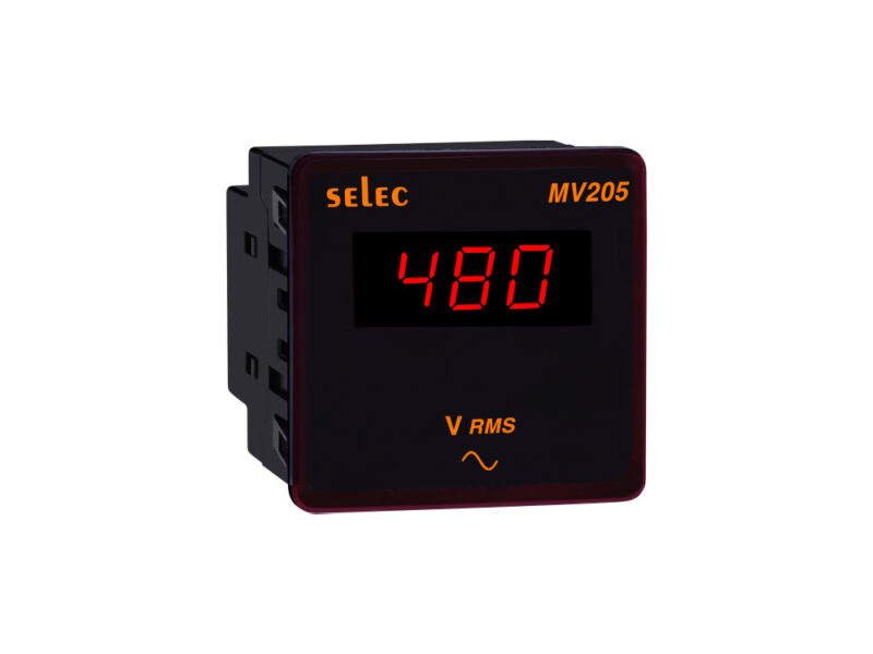 Digital Panel Meter-Voltmeter, SELEC MV205 - Image 1