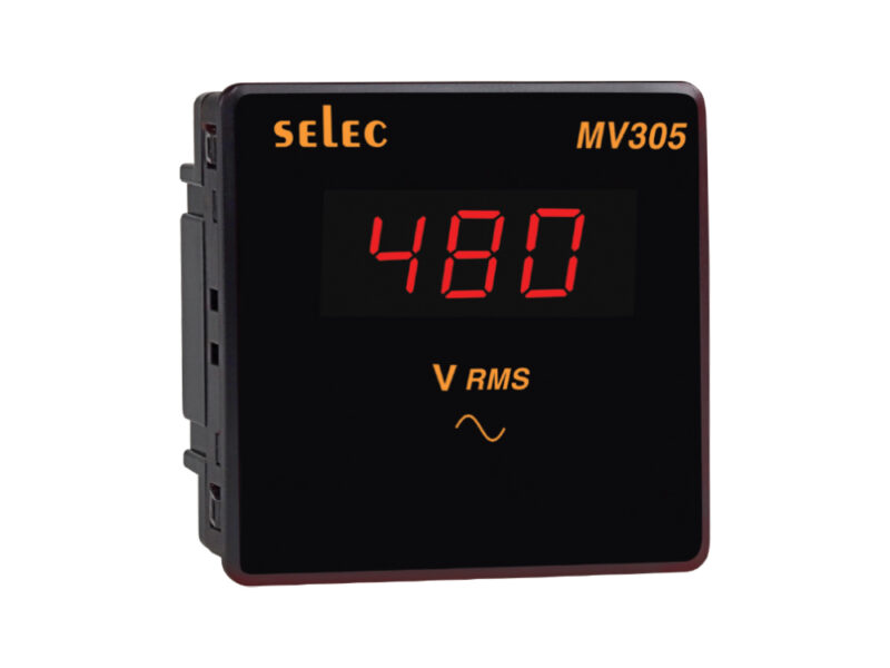 Digital Panel Meter-Voltmeter, SELEC MV305 - Image 1