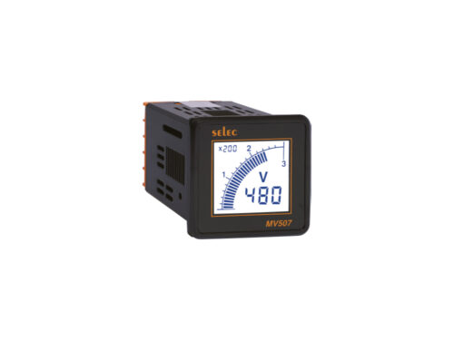 Digital Panel Meter-Voltmeter, SELEC MV507-230V-CE