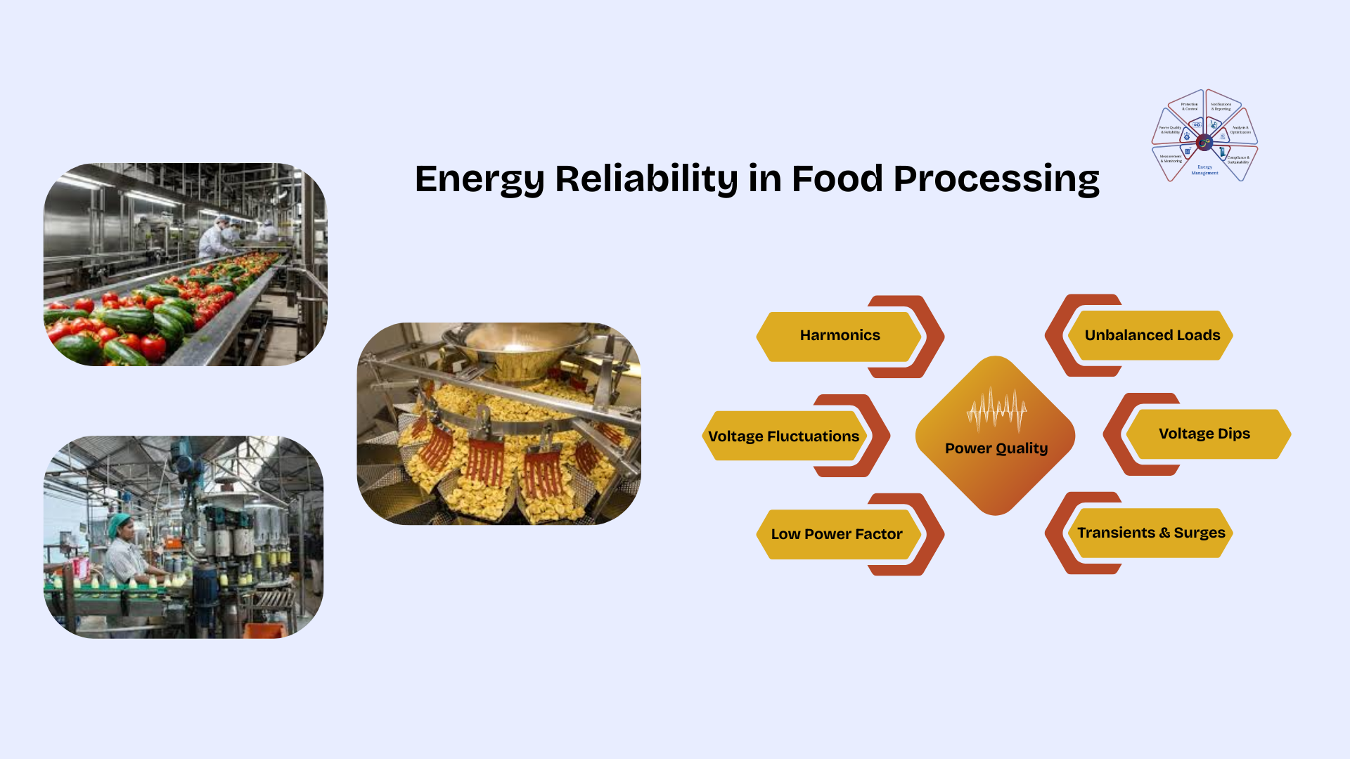 From Voltage Sags to OEE Drops Understanding Energy Reliability in Food Processing
