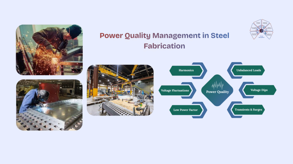 Power Quality in Steel Fabrication Hidden Losses That Hurt OEE and Reliability