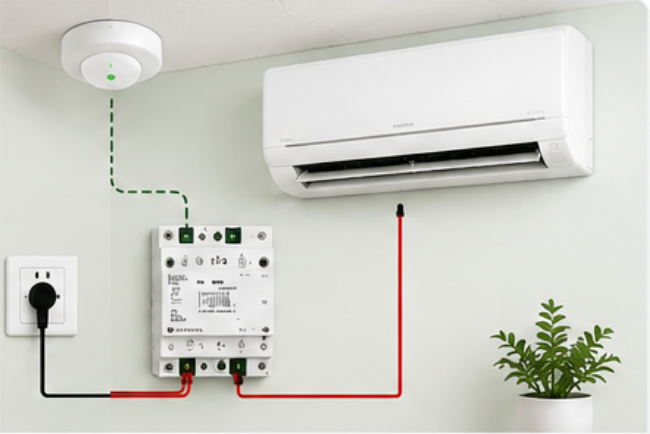 Relay based AC control