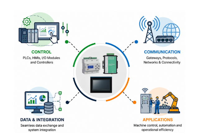 Control Platforms and Communication for Industrial Applications