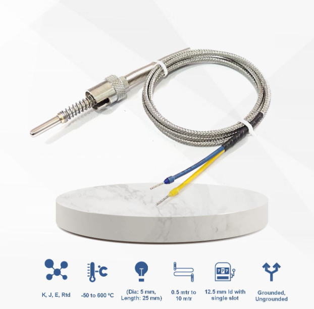 Bayonet thermocouple-sensors and probes