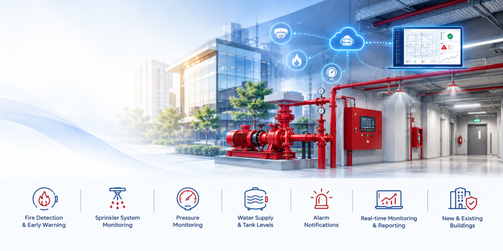 Continuous Fire Safety Monitoring and Readiness for New and Existing Buildings