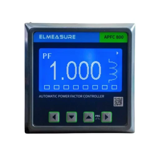Automatic Power Factor Controller, 96x96mm, Class 1.0, RS485, 8 Stage: Elmeasure APFC 800