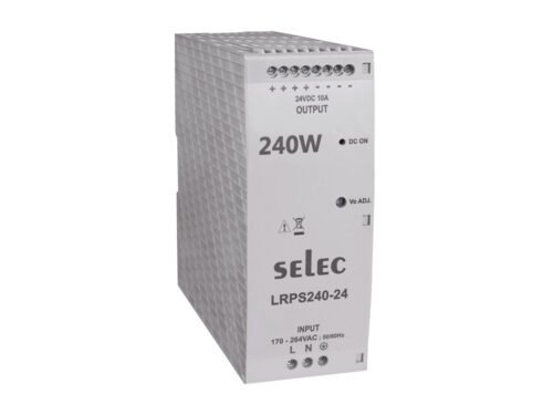 Power Supply, DIN Rail Mounted, Selec LRPS240-48