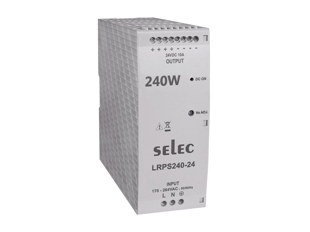 Selec Power Supply LRPS240 Power Supply, DIN Rail Mounted, Selec LRPS240-48 - Image 1