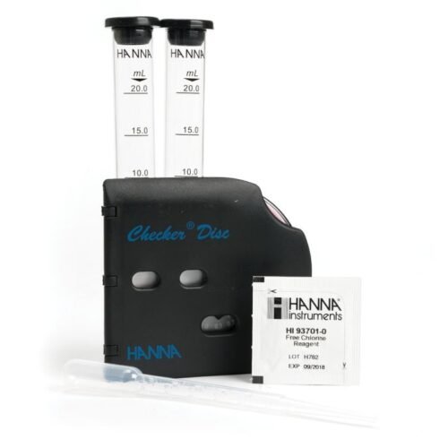 Free Chlorine Low and Medium Range Test Kit with Checker Disc – Hanna HI38018