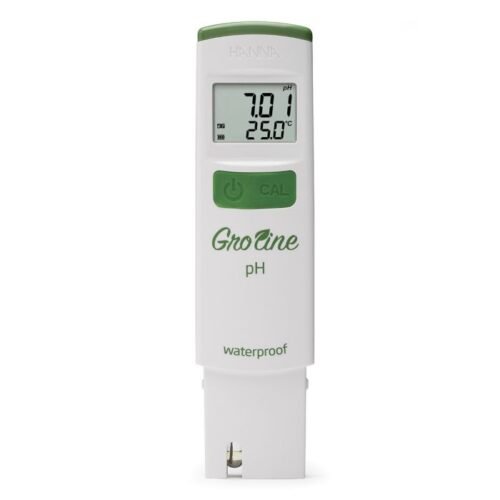 GroLine Waterproof pH Tester with 0.01 Resolution – Hanna HI98118