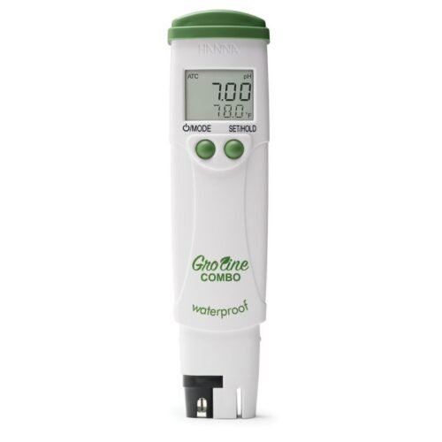 GroLine Hydroponic Waterproof Pocket pH/EC/TDS/Temperature Tester – Hanna HI98131